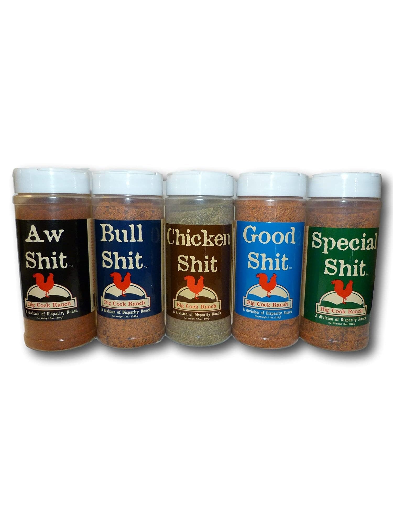 BCR Shit Würzmischung Set von 5 Flaschen SPAREN 10%