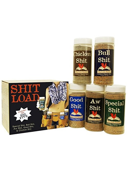 BCR Shit Load Gewürzset 0f 5 in speziellen dekorativen Box SPAREN 5%