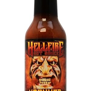 Hellfire Kranked scharfe Sauce. – 5oz