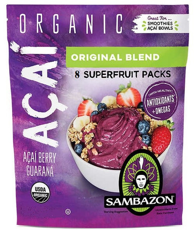 Sambazon Bio Acai Superfruit Packungen, 28,2 oz