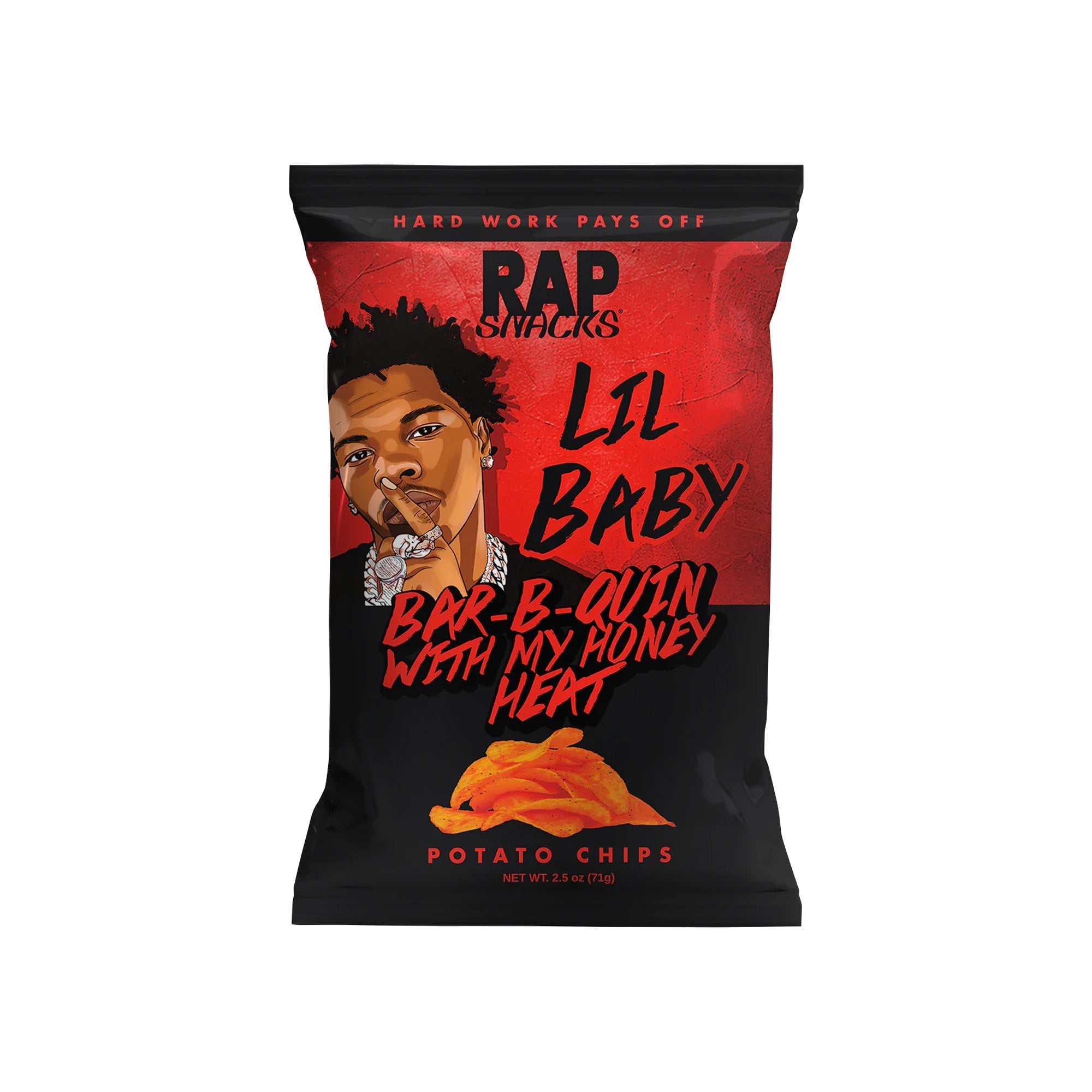 Rap Snacks Lil Baby Bar-B-Quin mit meinen Honig-Hitze-Chips (US)