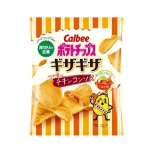 Calbee Kartoffelchips Gizagiza – reichhaltige Hühnerkonsomme