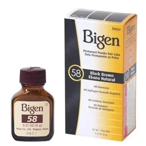 Bigen – Schwarzbraun – Moreno natürlich – Permanente Puderhaarfarbe