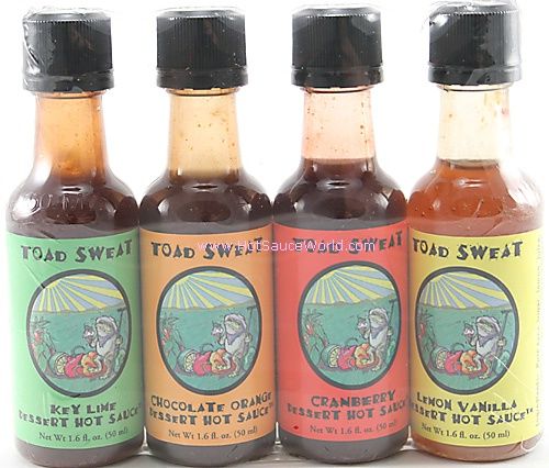 Krötenschweiß Chilisauce Minis, 4/1.6oz