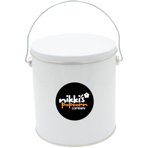 1 Gal Weiß Gourmet Popcorn Geschenkdose