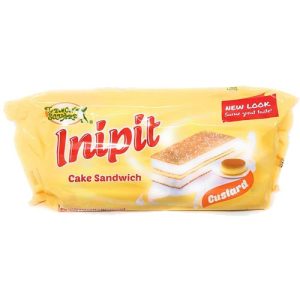 Zitronenquadrat – inipit – Kuchensandwich – Custard (leche flan) – 10 Packungen – 230 g
