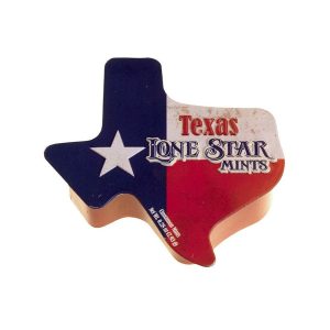 texasförmige Minzdose