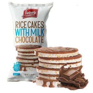 Lieber’s Milchschokolade bedeckte Reiskuchen, 3,1 Unzen