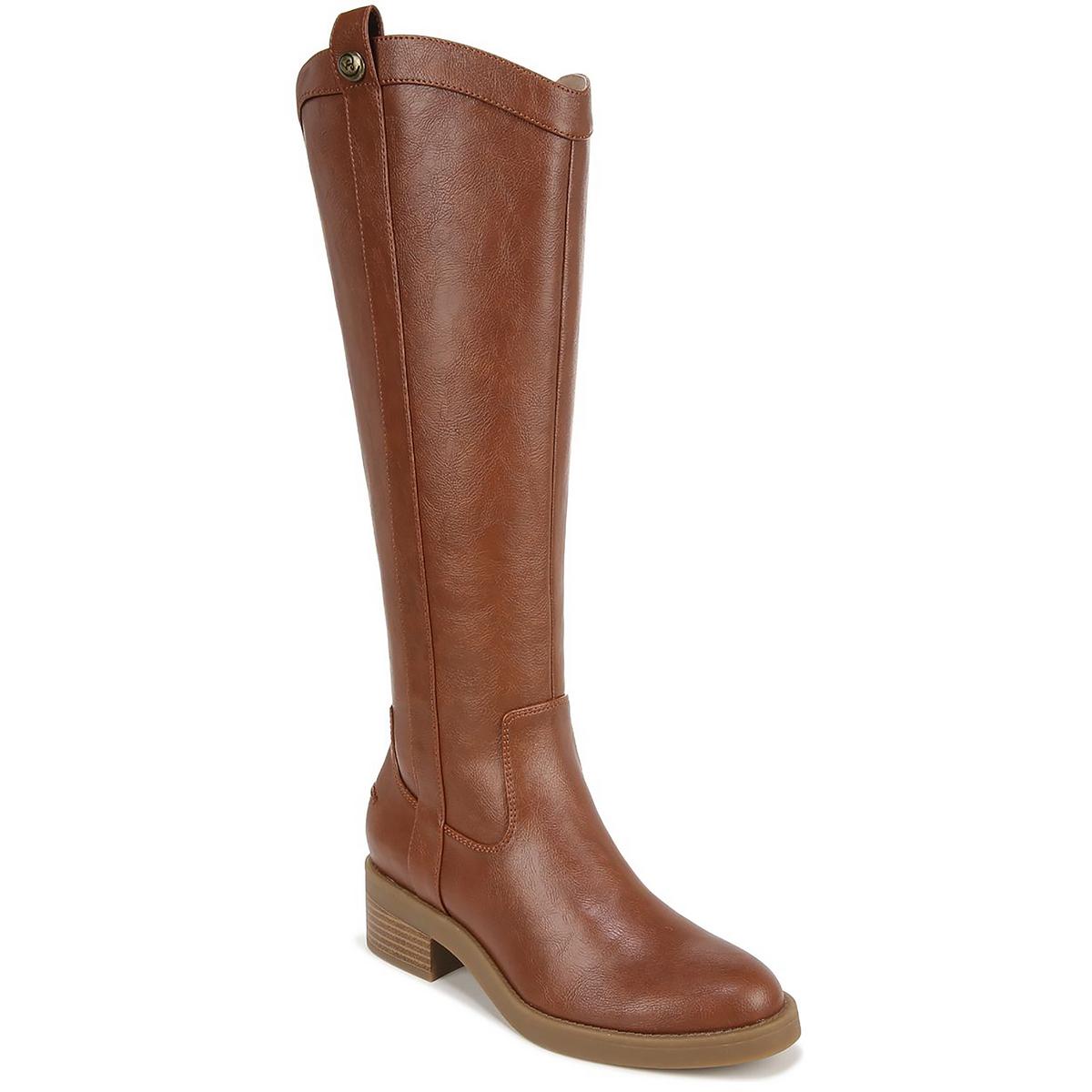 Bridgett Kunstleder breite Kalb kniehohe Stiefel