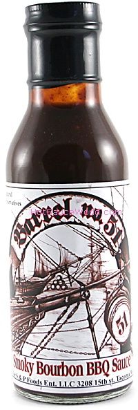 BARREL 51 rauchig BOURBON Grillsauce, 12oz