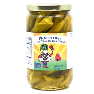 Okra eingelegt okra Knoblauch Kerl 16