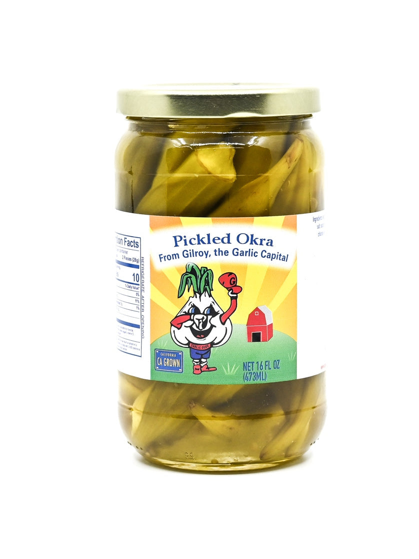 Okra Eingelegte Okra Garlic Dude 16