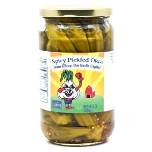 Okra würzig eingelegt okra Knoblauch Kerl 16