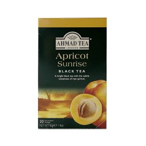 Ahmad Tea Aprikose Sonnenaufgang Schwarzer Tee, 20 Stück