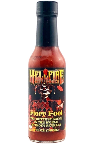 Hellfire Fiery Fool scharfe Sauce. – 5oz