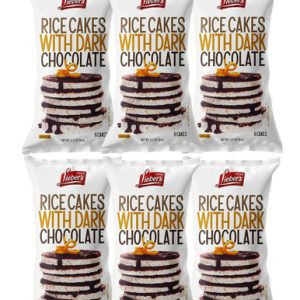 Lieber’s dunkle Schokoladenreiskuchen, 3.1 Unzen (Packung mit 6 Stück)