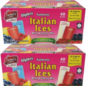 Wyler's Italian Ice Berry und Kirsche Mischung Freezer Bars, 40 Stück (2 Stück)