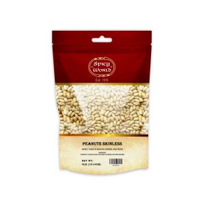 würzige Welt rohe, hautlose Erdnuss – frisch, natürlich, für gesunde Snacks – 4lbs