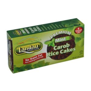 Landau’s Premium Minze-Carob Reiskuchen, 5 Unzen