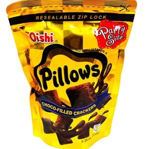 Oishi – Pillows Schokolade gefüllt Cracker große Party Größe- 150 g