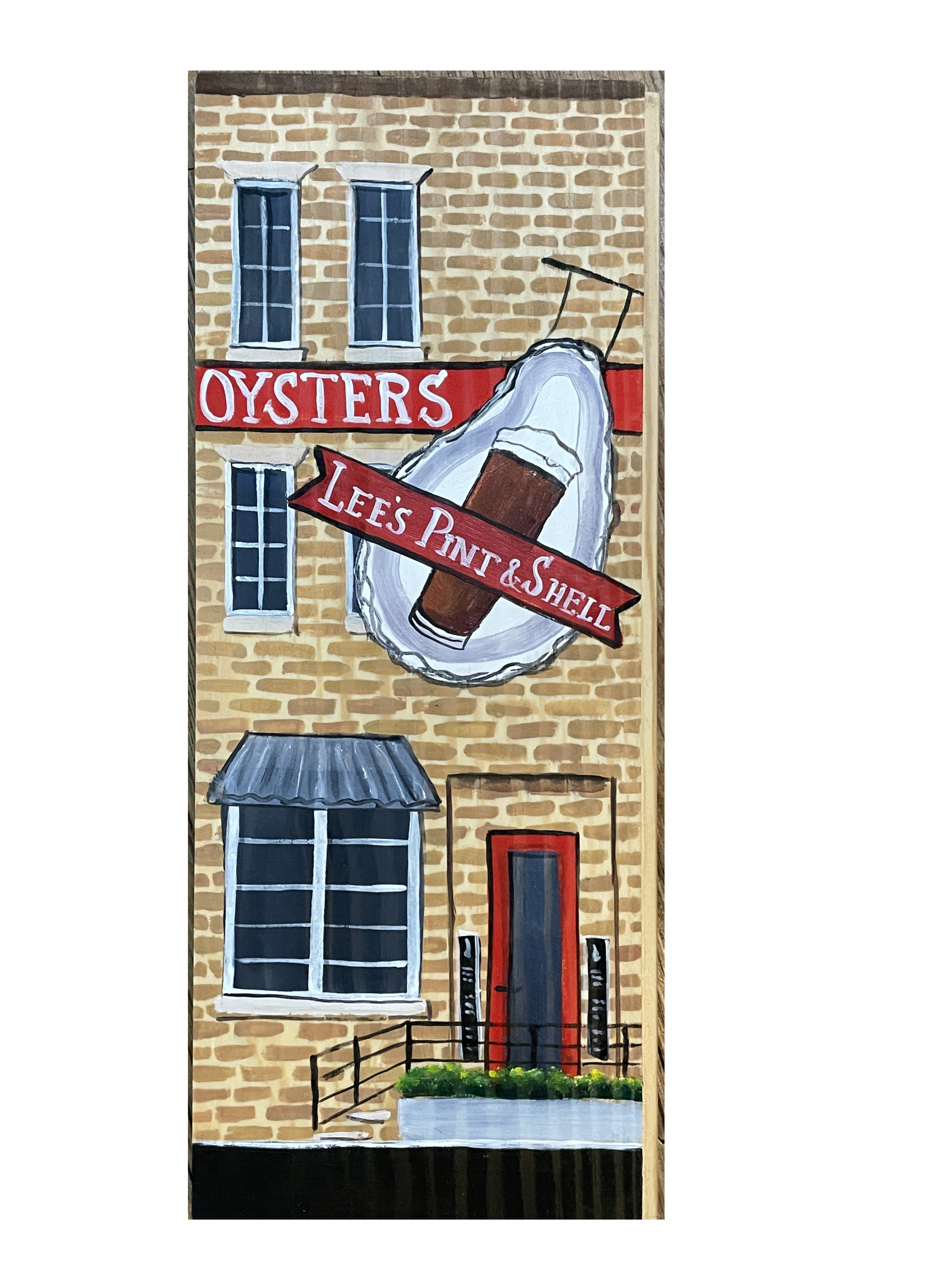 Linda Amtmann Holzplanken - Lees Pint & Oyster