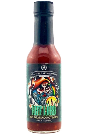 Herzzerreißende Morgendämmerung Riff Lord Rot Jalapeno Brot & Butter Sauce, 5oz