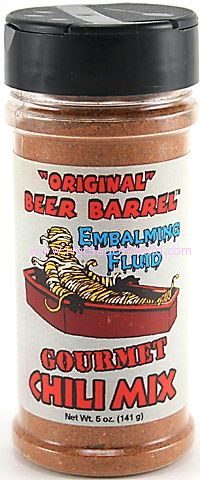 Original Bier Fass Embalming Fluid Gourmet Chili Mischung, 5 Unzen
