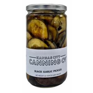 Kansas City Canning Co. schwarze Knoblauchgurken