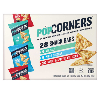 PopCorners Popped Mais Snack, Sortenpackung, 1 oz, 28 Stück