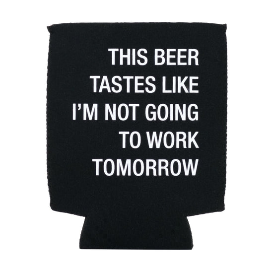 Über Face Designs – Nicht zur Arbeit Koozie