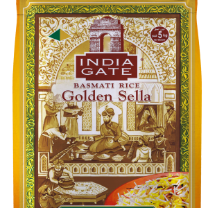 India Gate Golden Sella Basmati Reis Premium-Qualität & Aroma – 5kg