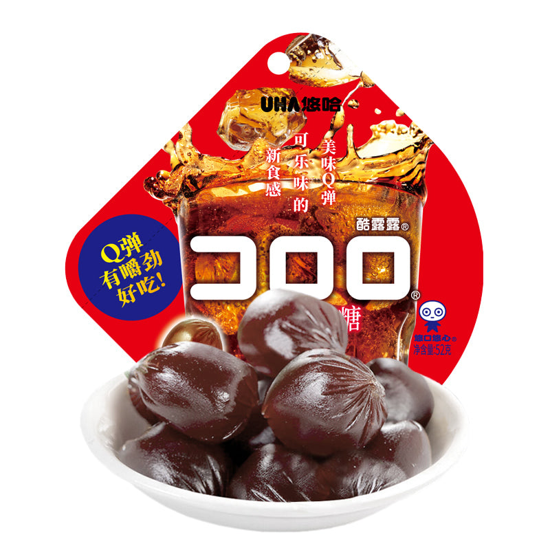 UHA Kororo Cola Geschmack Gummy Süßigkeiten 52g