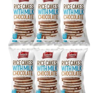 Lieber’s Milchschokoladereiskuchen, 3,1 Unzen (Packung mit 6 Stück)