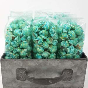 Blaue Baumwolle Süßigkeiten Popcorn bevorzugt