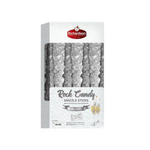 Silber Stein Süßigkeiten – 12 Count