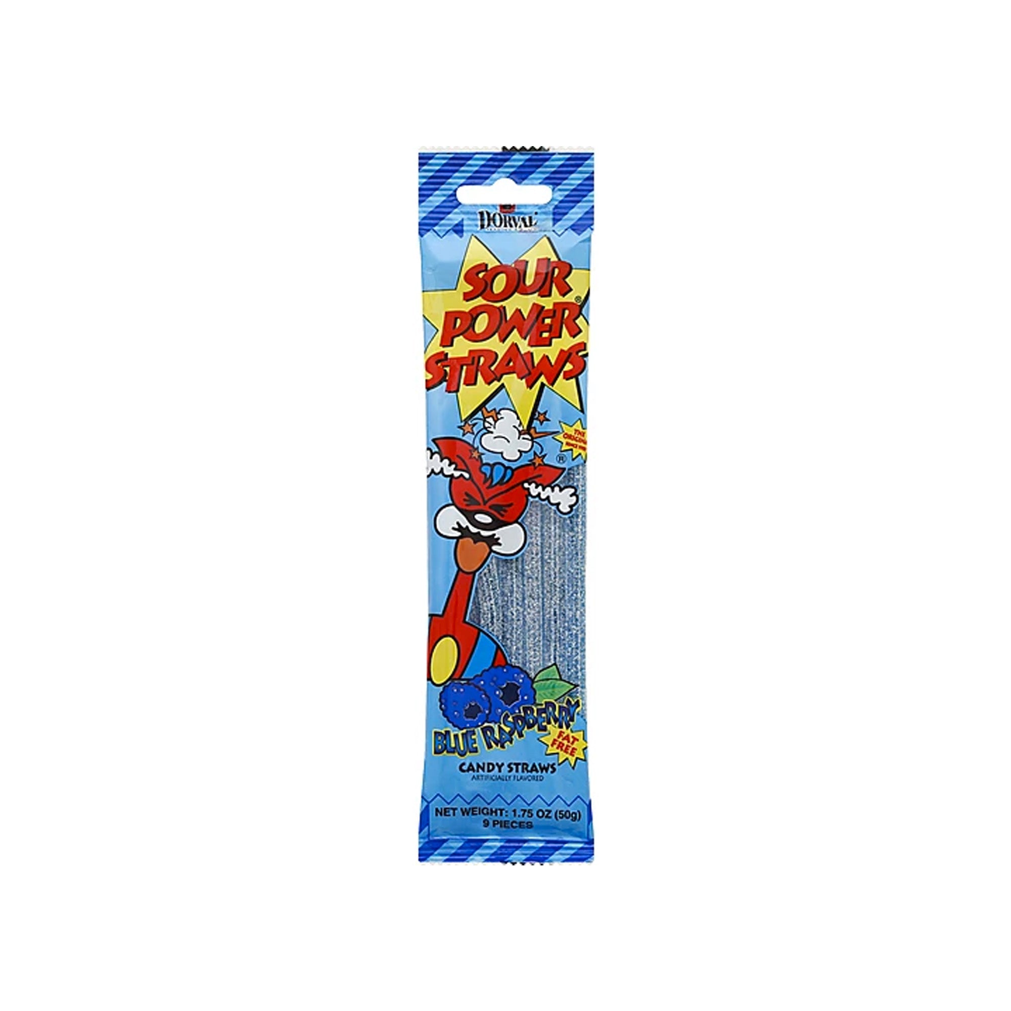 Dorval sauer Power Straws Blaue Himbeere (Niederlande)