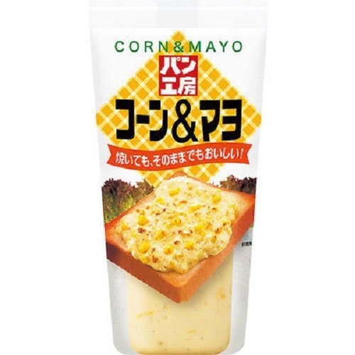 Kewpie, Pan Kobo, Brotaufstrich für Sandwich / Toast Mais & Mayo 150g in 1 Tube