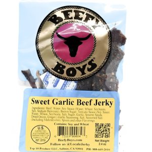 Jerky süß Knoblauch Rindfleisch ruckig beefy Jungen 2.4