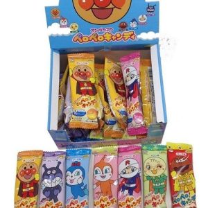 Fujiya, Hard Süßigkeiten, Anpanman, pero pero Süßigkeiten, 7 Geschmacksrichtungen Lutscher 25 bar in 1 Schachtel