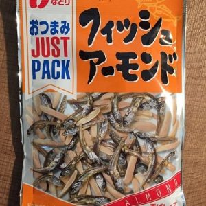 Natori, Just Pack “Fish Mandeln, geröstete Mandeln und getrocknete Sardinen mit Sesam – 19g