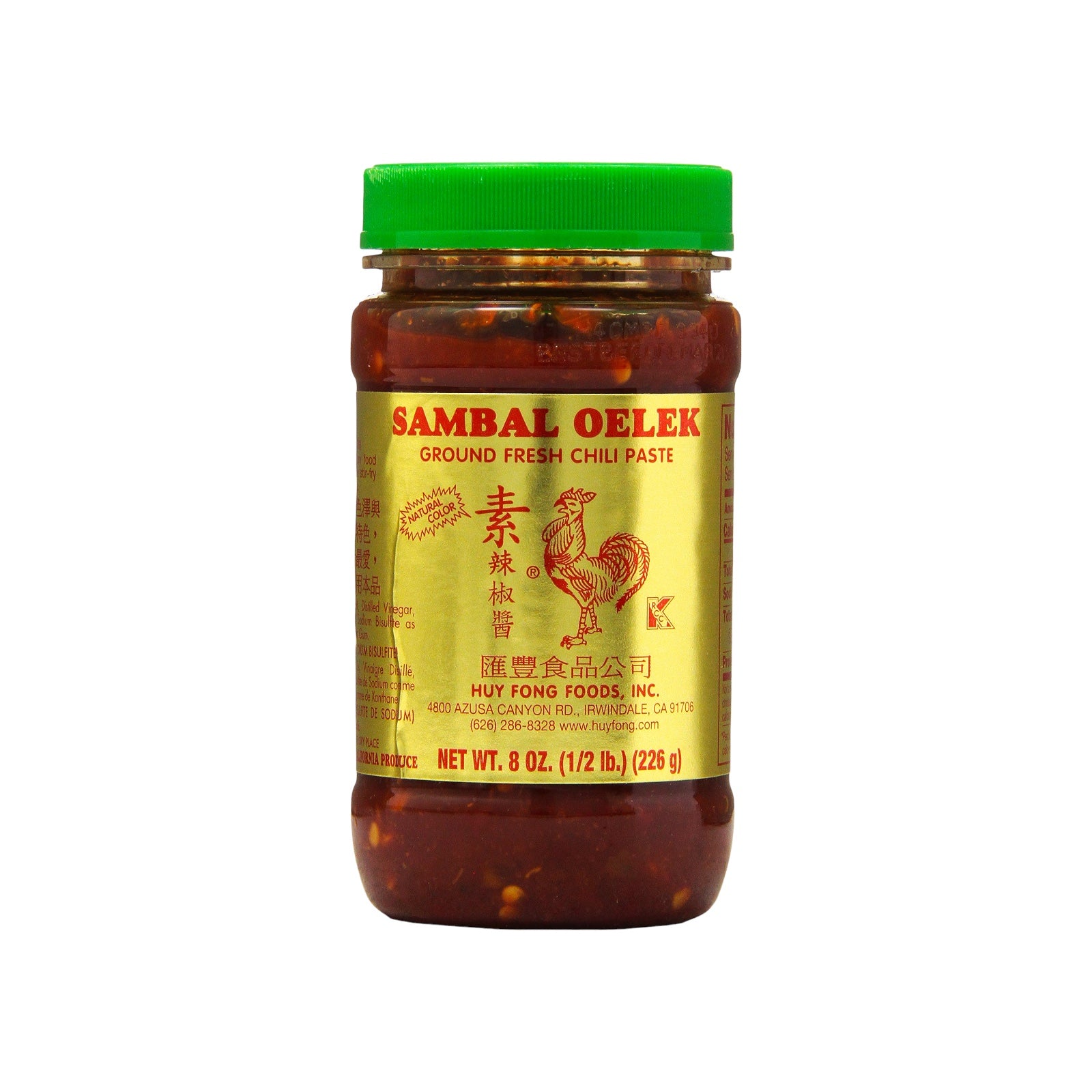 Huy Fong Foods Sambal Oelek gemahlene frische Chilipaste