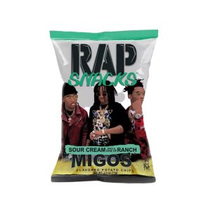 Rap Snacks Migos Sour Creme mit einem Dab von Ranch Chips (uns)