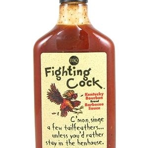 Fighting Cock Kentucky Bourbon BBQ Soße, 12,7 Unzen.