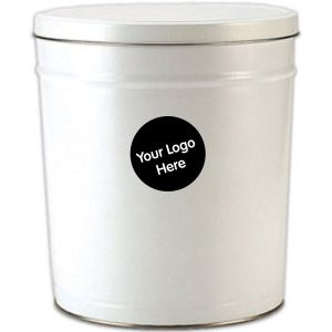 6.5 Gal benutzerdefinierte Marke Gourmet Popcorn Zinn