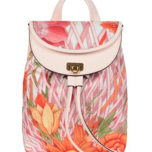 Nylon mit Blumenmuster Rucksack