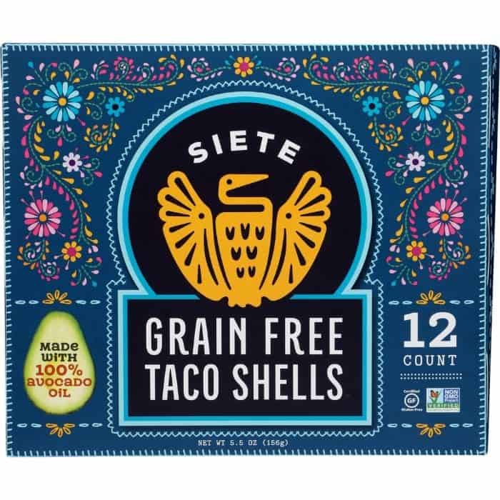 Siete Getreidefreie Taco Shells, 5,5 Unzen