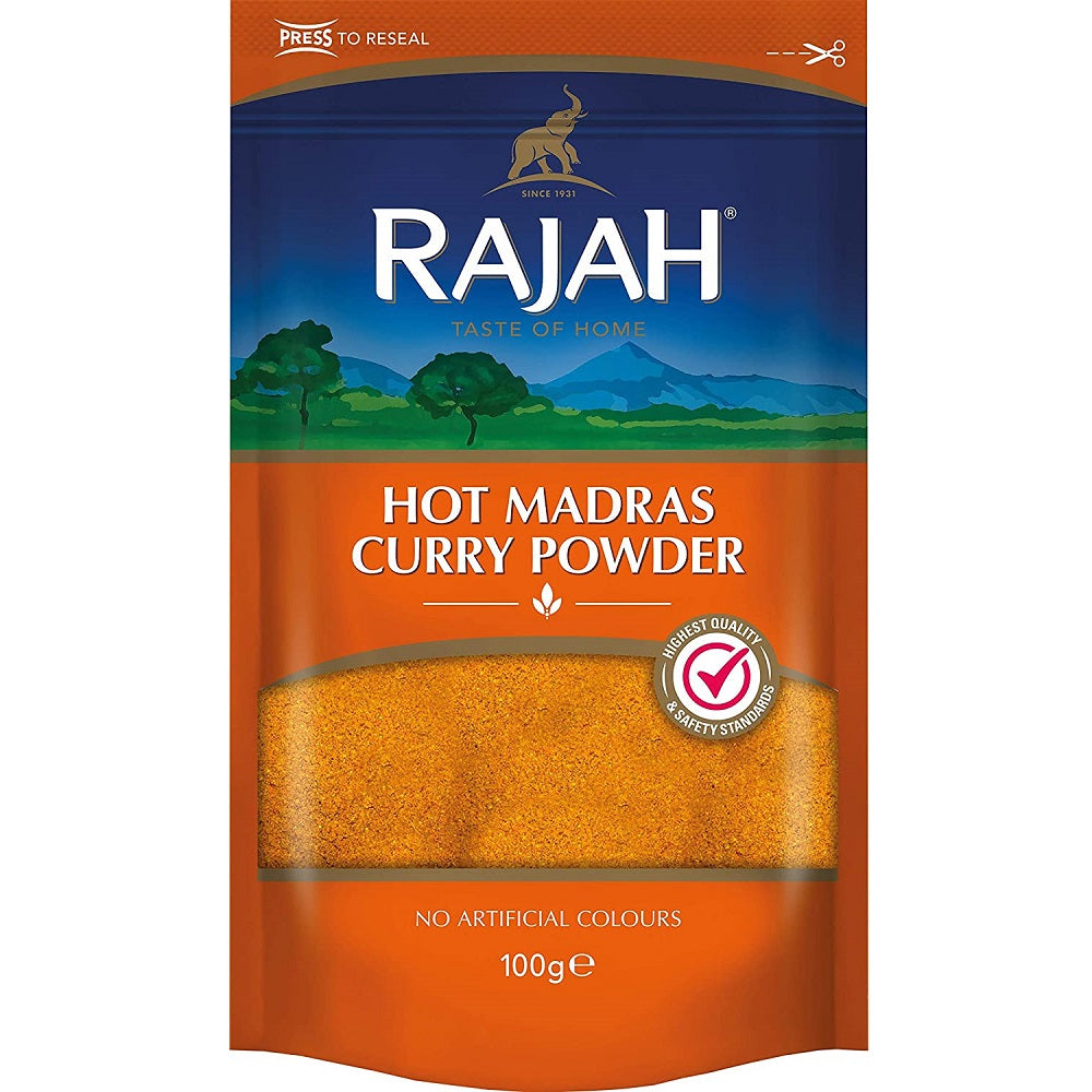 Rajah Madras Curry Pulver heiß, 100g