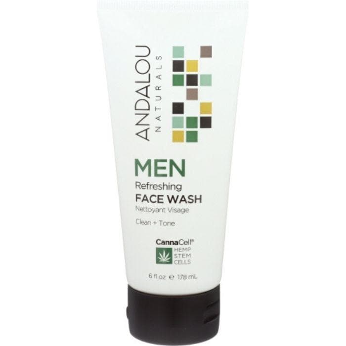 Andalou Naturals Herren Refreshing Gesichtsreiniger, 6fl oz