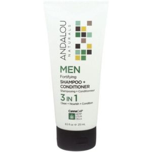 Andalou Naturals Herren 3 in-1 Shampoo & Conditioner