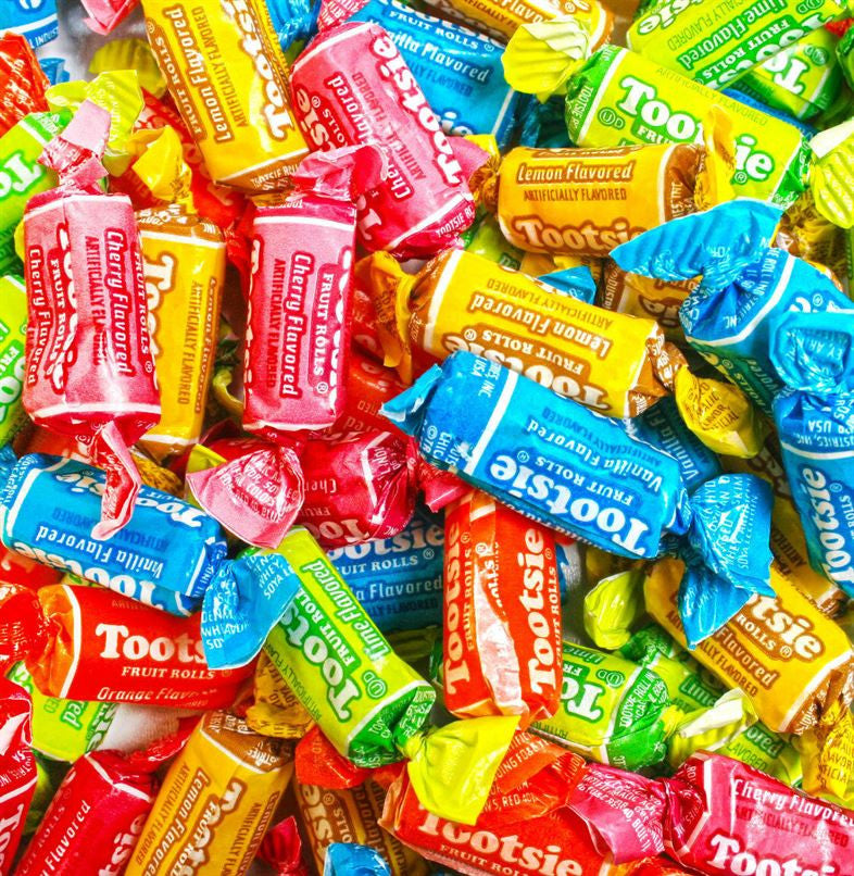 Tootsie Rollen sortierte Aromen